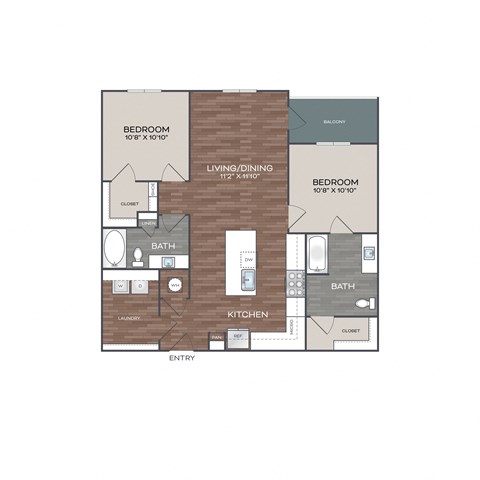 floor plan 3  the mansions on the park apartments